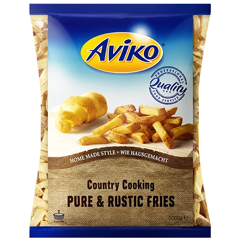 805479 aviko country cooking purerustic fries 5000g